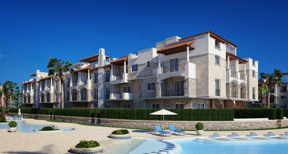 اطلالة البحر بشاليهات العين السخنة